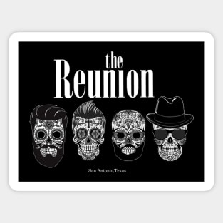 Fiesta Skull Style Reunion Logo Sticker
